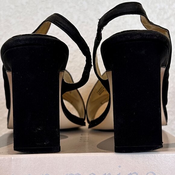 Ann Marino Black Crepe shoes 8.5B - Picture 5 of 5